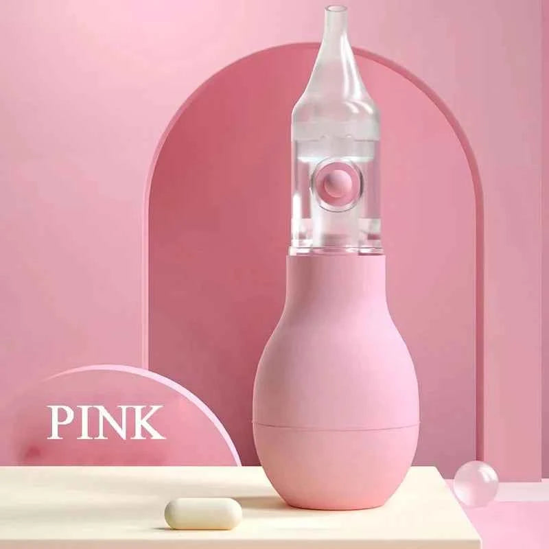 Soft Nasal Aspirator for Baby Anti-back Flow Nose Sucker New Born Vacuum Nose Cleaner Silicone Baby Safety Care Diagnostic-tool